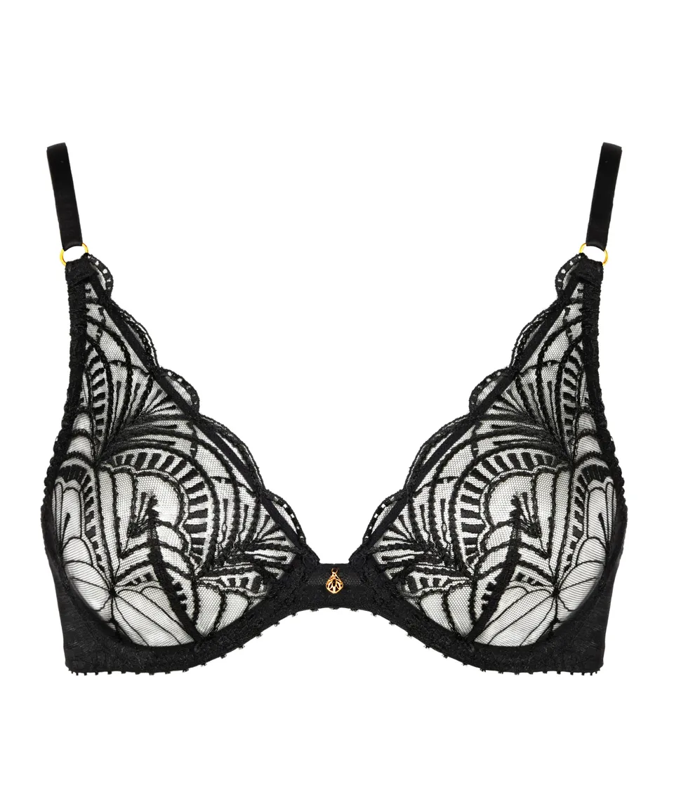 aubade-vibes-soutien-gorge-triangle-avec-armatures-black image 1