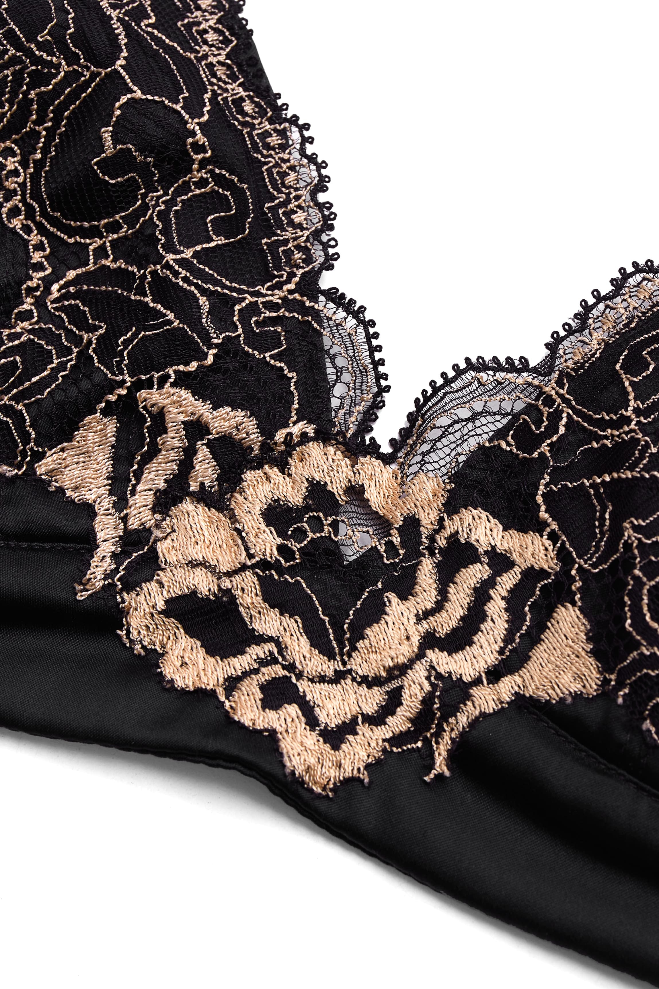 cadolle-gigi-soutien-gorge-sans-armature-satin-noir image 5