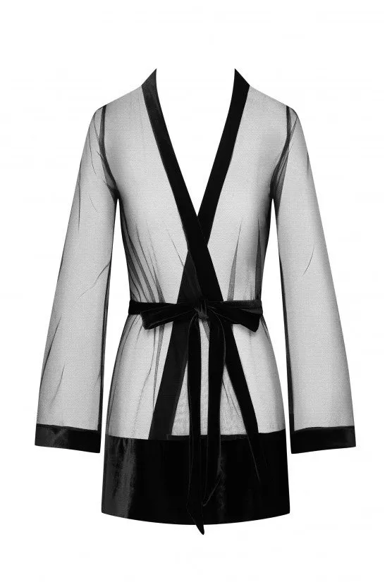 cadolle-kimono-peignoir-tulle-et-velours image 1