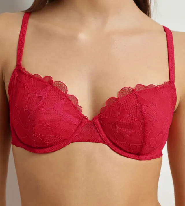 dim-red-love-soutien-gorge-embo-tant-dentelle-c-ur-rouge image 1