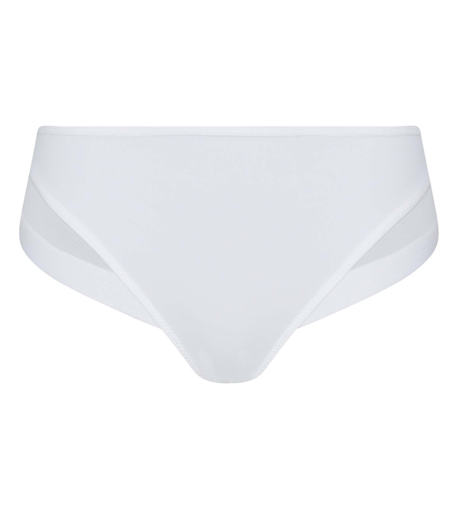 dim-generous-slip-microfibre-et-tulle-blanc image 3