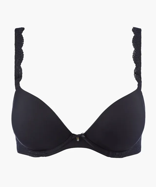 aubade-sweetessence-soutien-gorge-push-up-coques-noir image 1