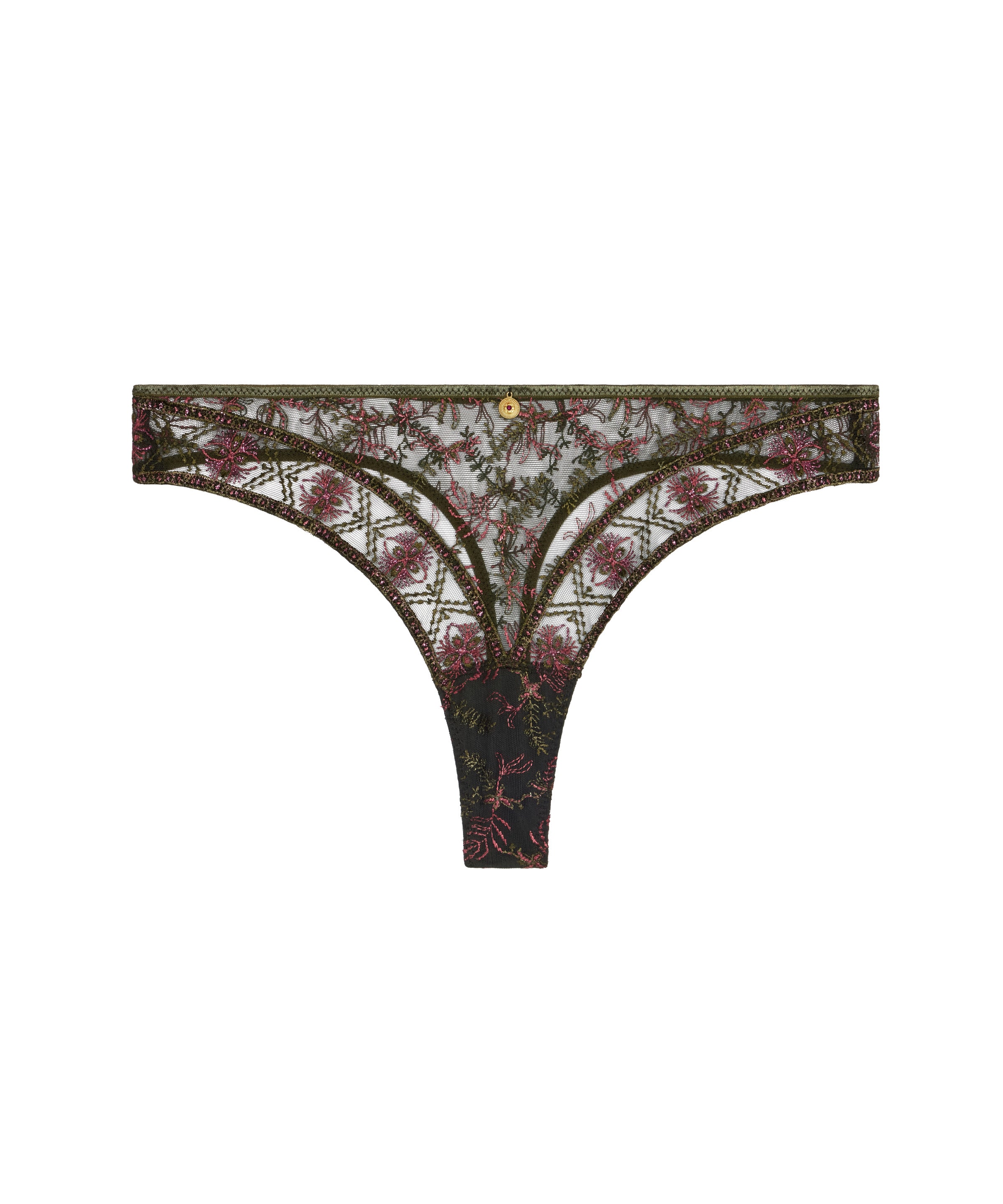 aubade-sound-of-heart-tanga-dark-garden image 1