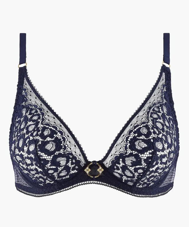 aubade-illusion-fauve-soutien-gorge-triangle-armatures-bleu-cr-puscule image 1
