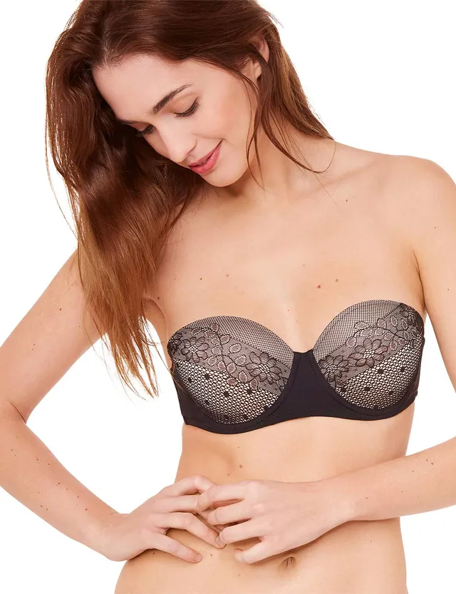 darjeeling-secrete-soutien-gorge-bretelles-amovibles-femme-noir-80c image 1