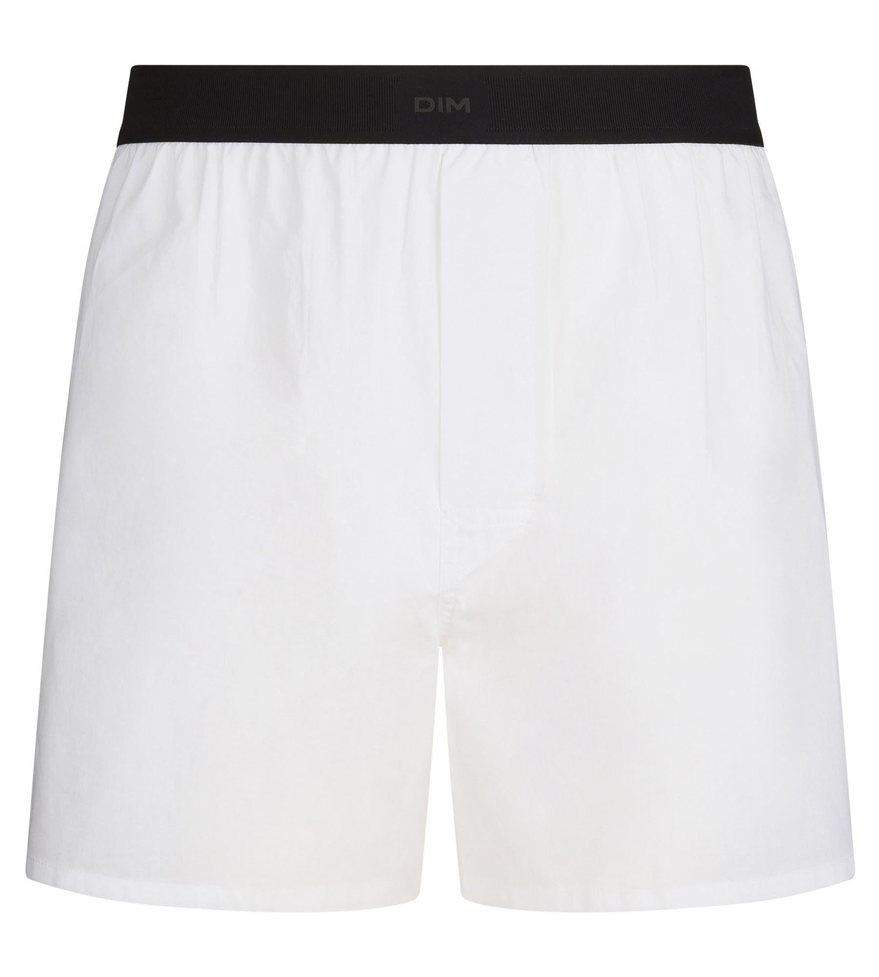 dim-signature-boxer-homme-ample-blanc-coton image 3