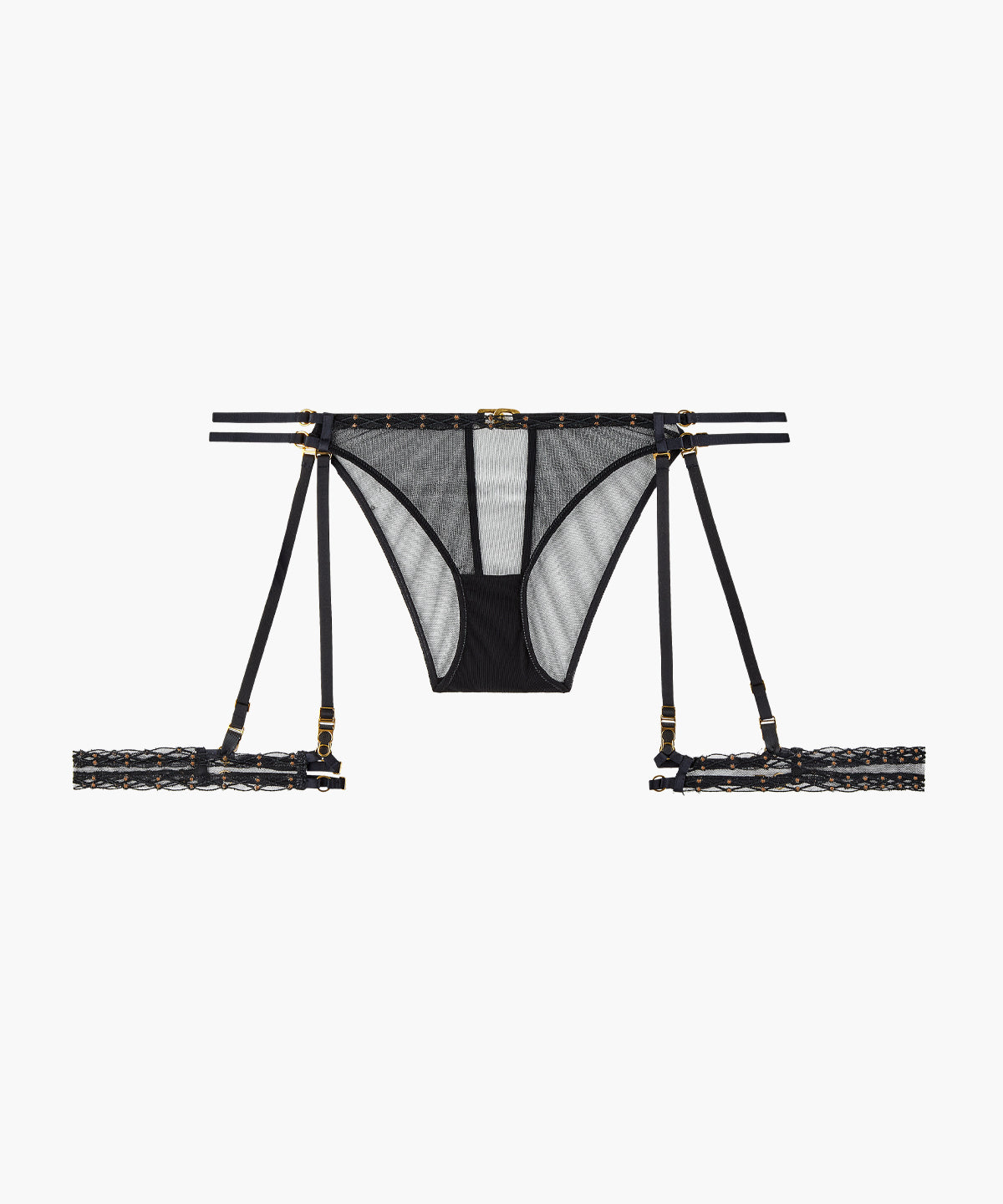 aubade-energy-pleasure-culotte-ouverte-taille-basse-noir image 1
