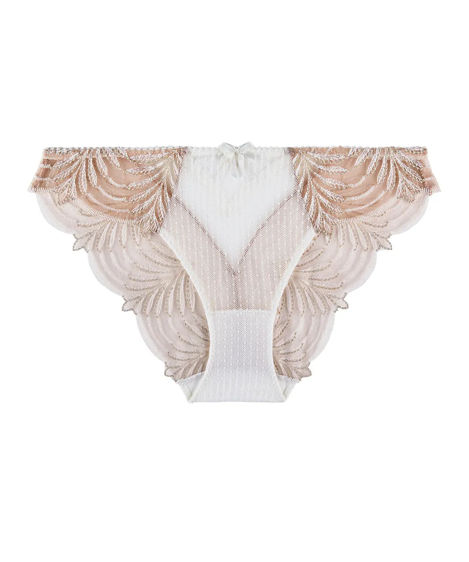 aubade-hypnolove-italien-slip-gold-feather image 1