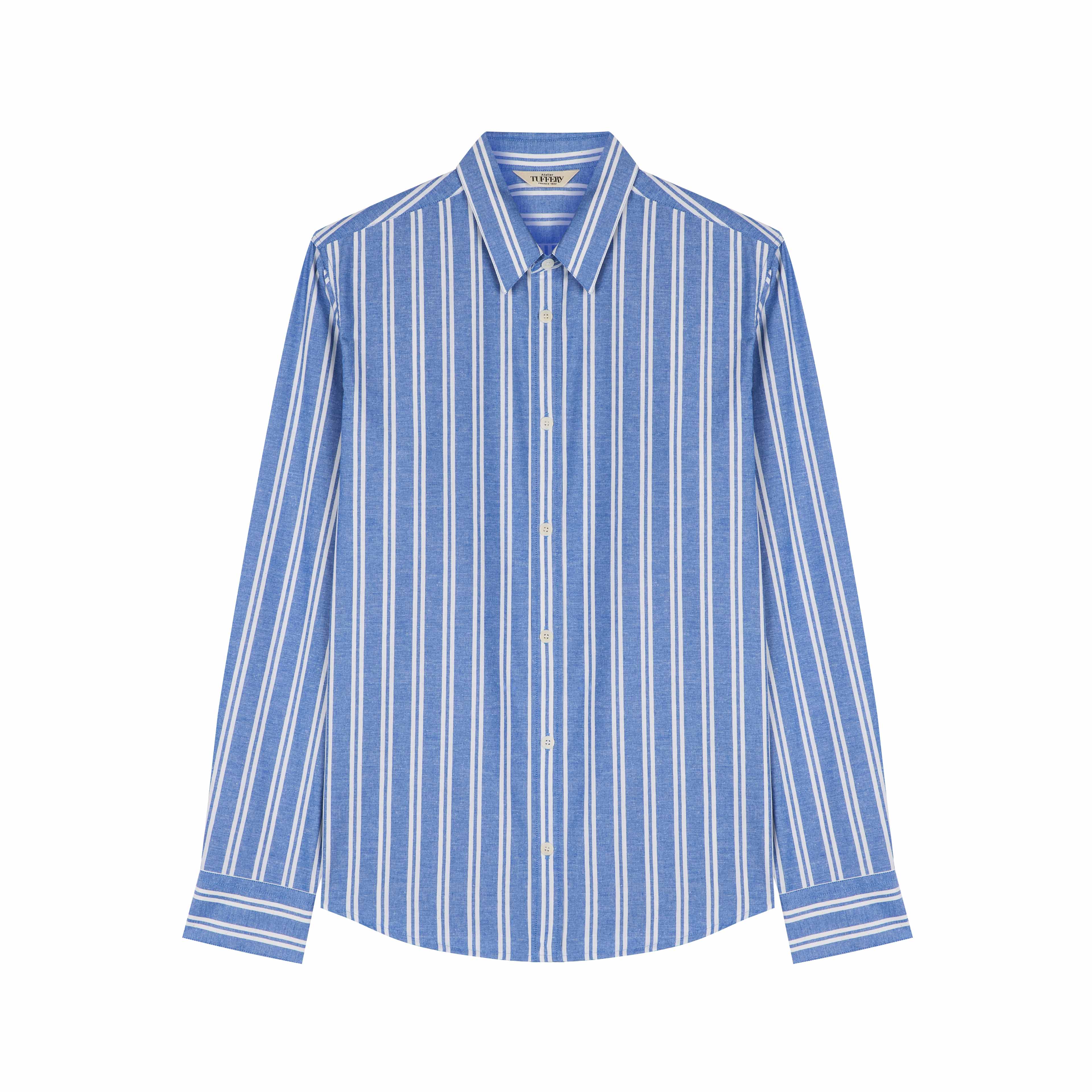 atelier-tuffery-chemise-homme-droite-ray-e-aubrac-coton image 1
