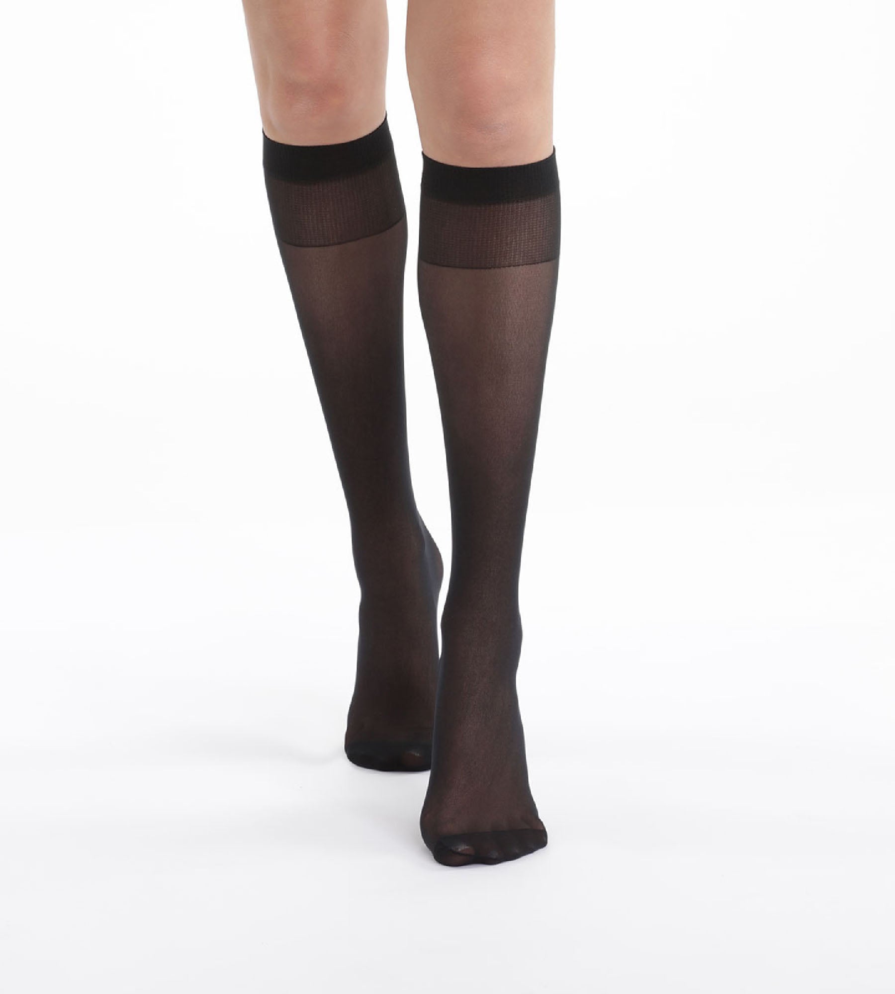 dim-lot-de-4-mi-bas-noirs-ecodim-semi-opaques-28d-mi-bas-femme image 1