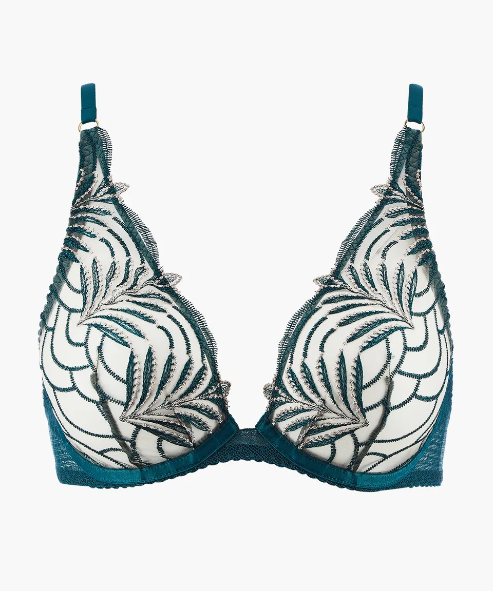 aubade-hypnolove-soutien-gorge-triangle-armatures-evergreen-2 image 1