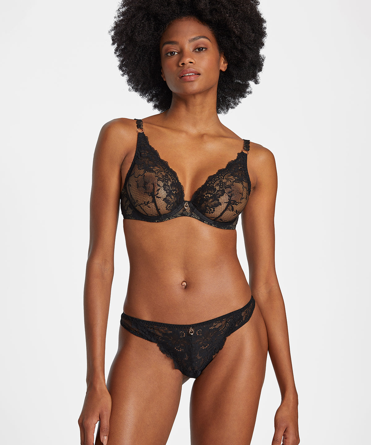 aubade-night-bird-soutien-gorge-triangle-armatur-black-queen image 5
