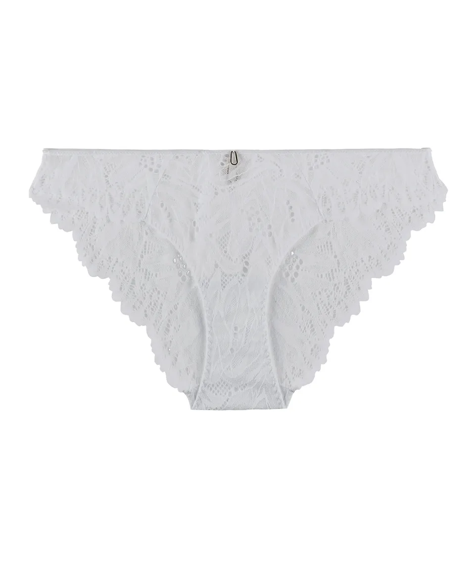 aubade-flowermania-culotte-italienne-blanc image 1
