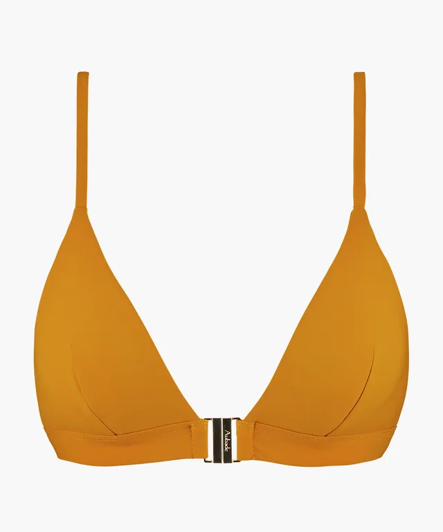 aubade-gipsy-muse-haut-de-maillot-triangle-saffron image 1