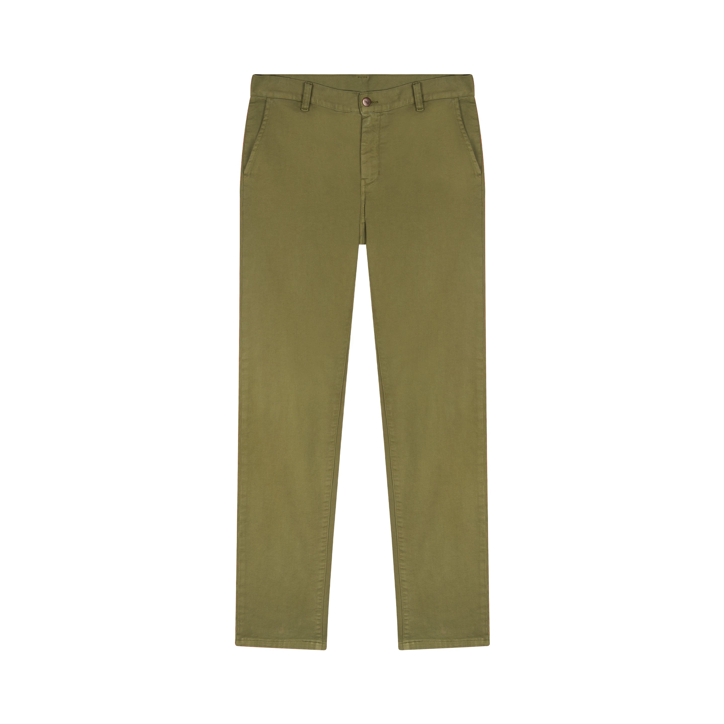atelier-tuffery-ernest-chino-homme-droit-ajust-vert-kaki image 1