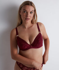 aubade-magnetic-spell-soutien-gorge-push-up-moul-crimson-red image 7