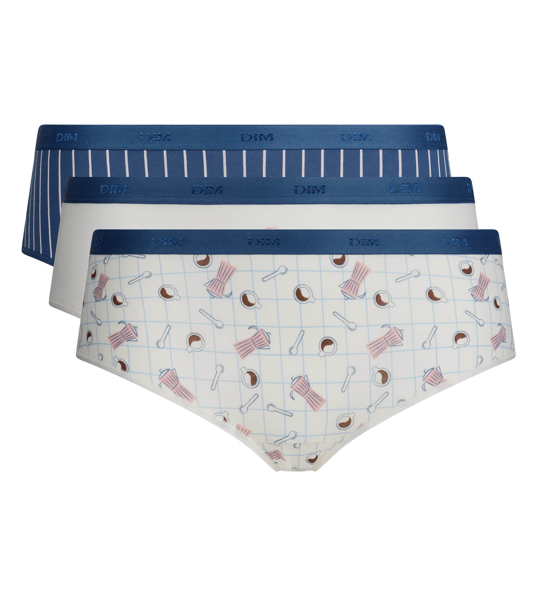 dim-les-pockets-coton-lot-3-shortys-matin-doux image 5
