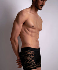 aubade-homme-boxer-dentelle-florale-lace image 3