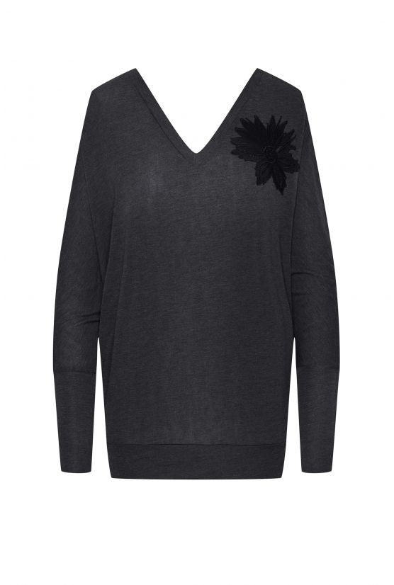 cadolle-top-relax-top-jersey-gris-fonc image 1