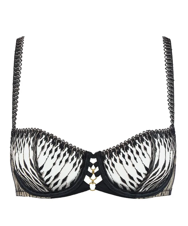 aubade-voodoo-kiss-soutien-gorge-demi-bonnets-millennium-black image 1