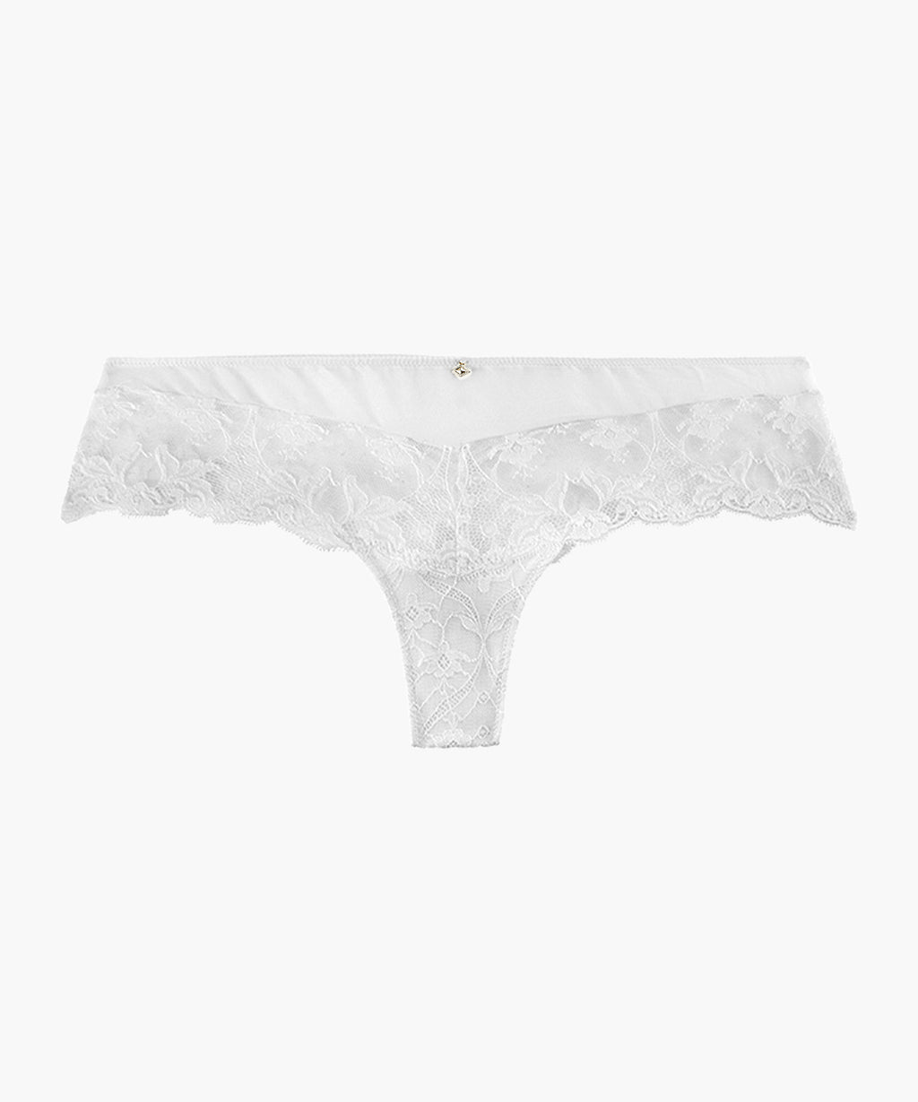 aubade-kiss-of-love-cheeky-brief-en-dentelle-leavers-et-cr-pe-opale image 1