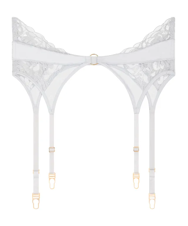 aubade-satin-memories-porte-jarretelles-arctic-blue image 1