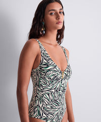 aubade-tropical-splash-maillot-1-pi-ce-armatures-wild-stripes image 2