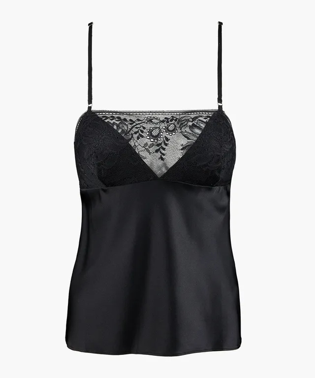 aubade-midnight-whisper-top-bretelles-fines-noir image 1