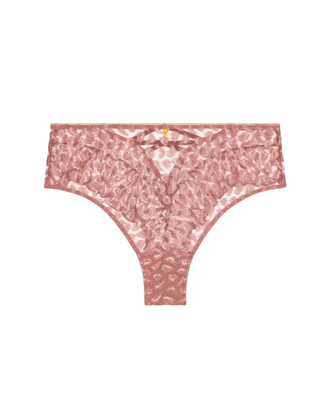 aubade-crazy-in-love-culotte-taille-haute-warm-pink image 1