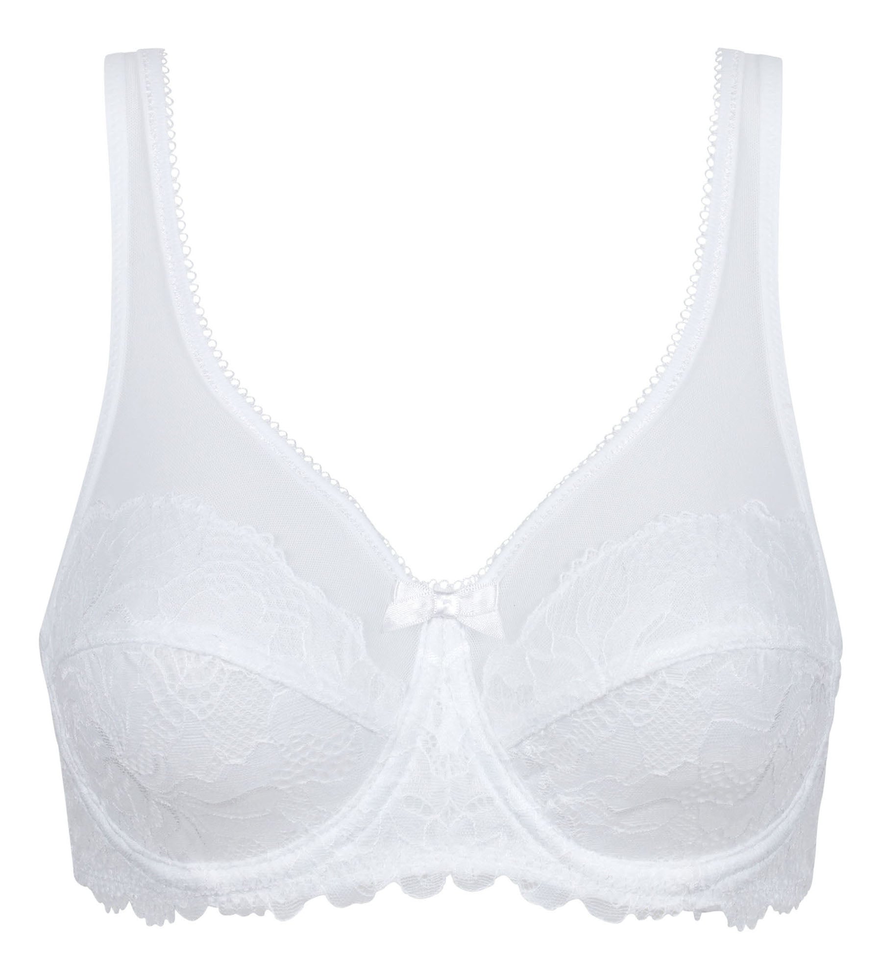 dim-generous-essentiel-soutien-gorge-emboitant-dentelle-blanc image 5