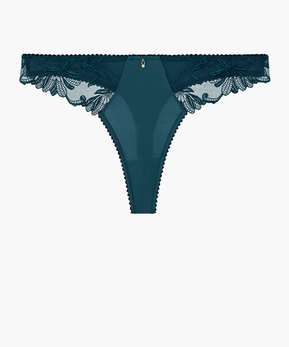 aubade-lovessence-tanga-imperial-green image 1