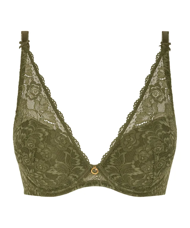 aubade-rosessence-soutien-gorge-plunge-foulard-moss image 1