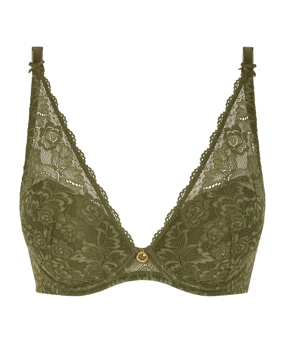 aubade-rosessence-soutien-gorge-plunge-foulard-moss image 1