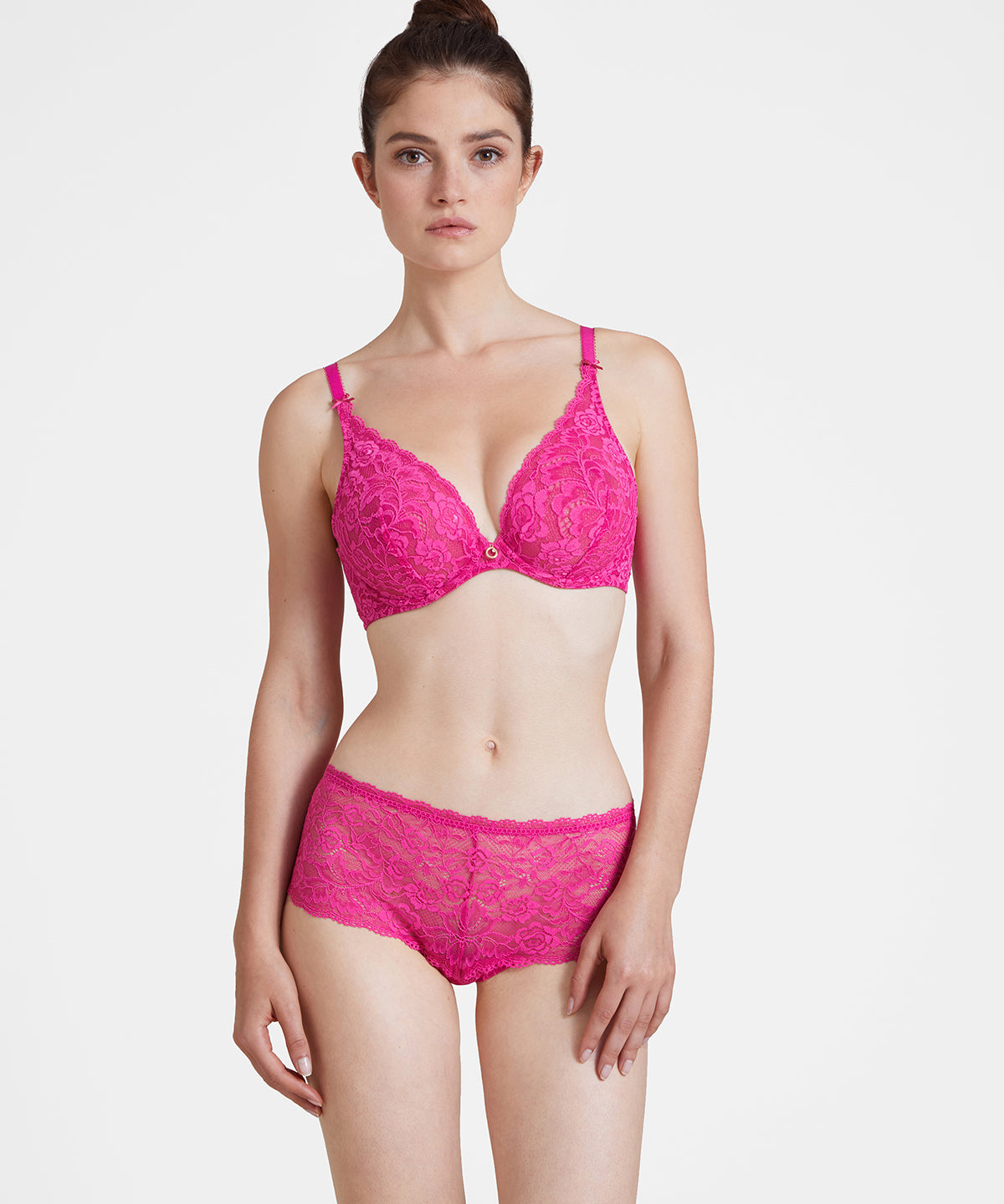 aubade-rosessence-soutien-gorge-triangle-avec-armatures-fuchsia image 2