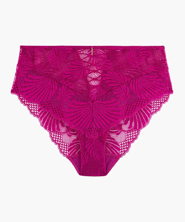 aubade-rythm-of-desire-slip-taille-haute-radiant-pink image 1