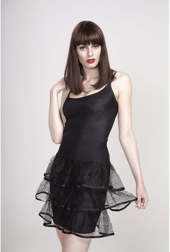 cadolle-jupe-crinoline-satin-noir-doubl-e-tulle image 2