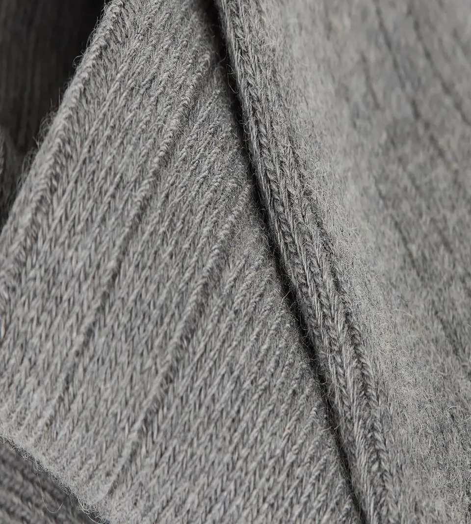 dim-chaussettes-chaudes-femme-gris-m-lange-au-cachemire image 1