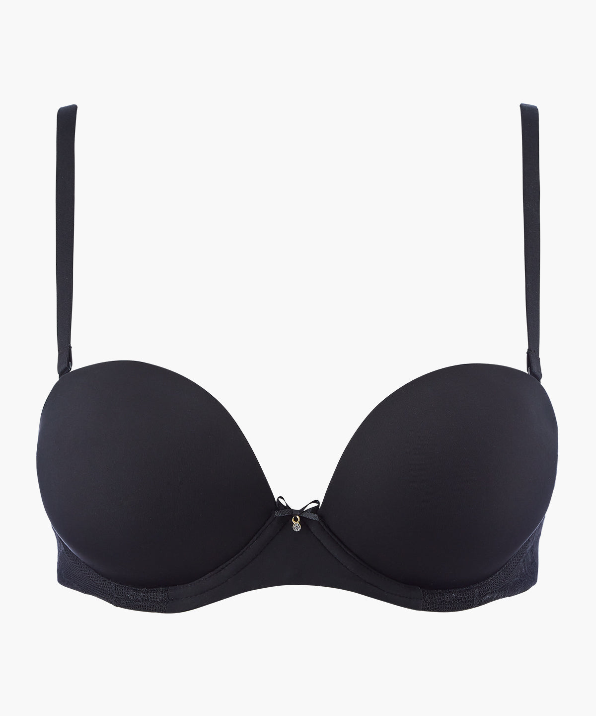 aubade-sweetessence-soutien-gorge-bandeau-plunge-noir image 1