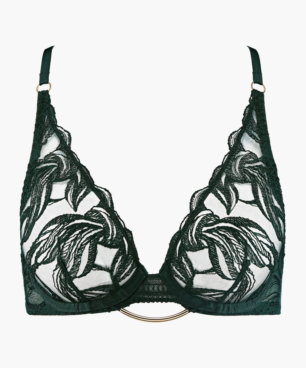 aubade-into-the-groove-soutien-gorge-triangle-armatur-forest image 1
