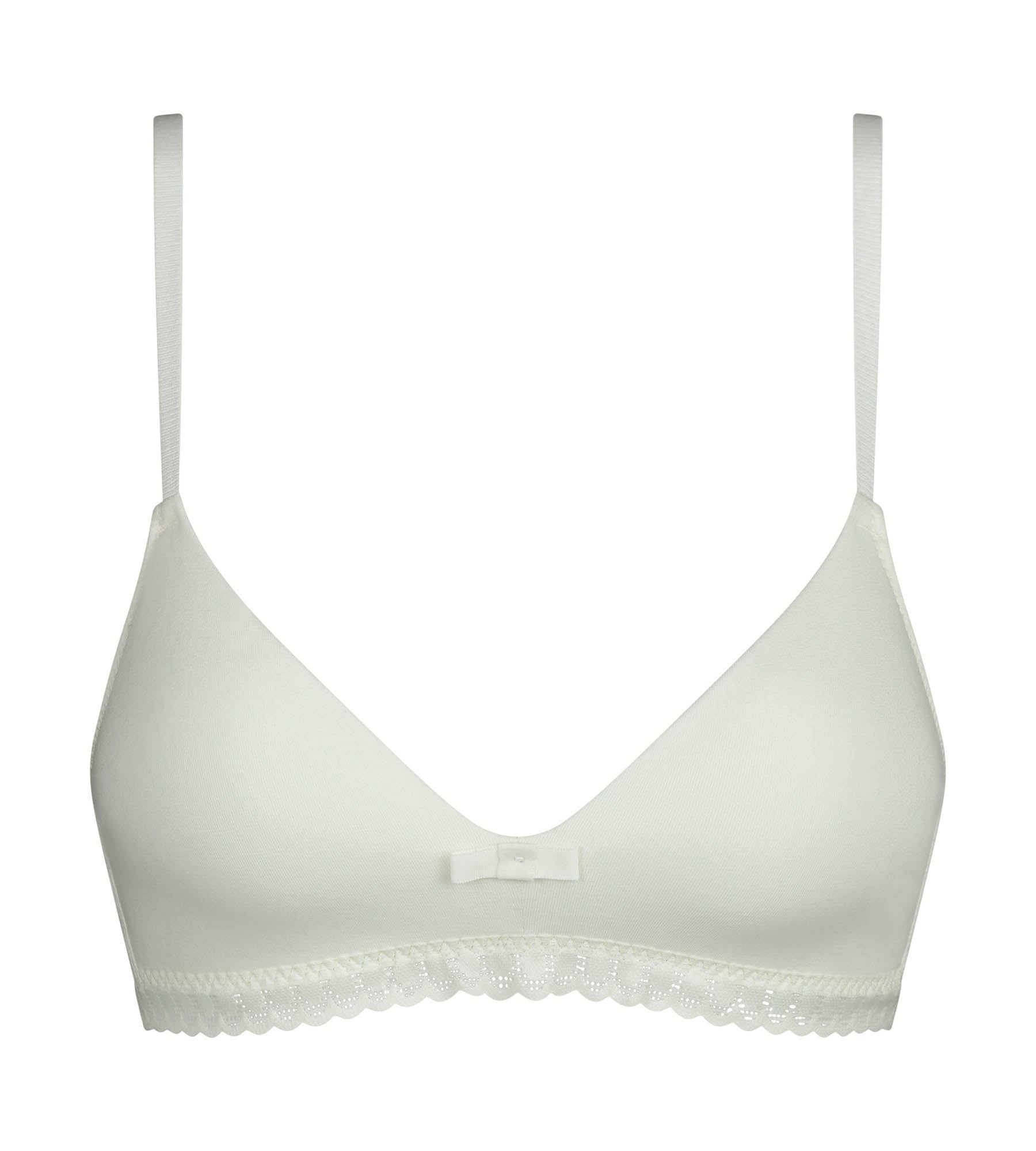 dim-daily-coton-soutien-gorge-triangle-sans-armature-ivoire image 5
