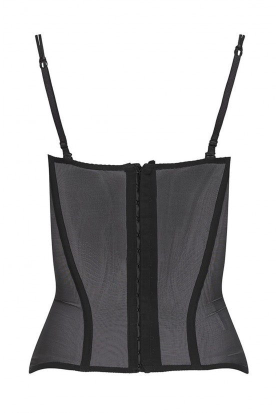 cadolle-talia-corset-noir-stretch-tulle image 2