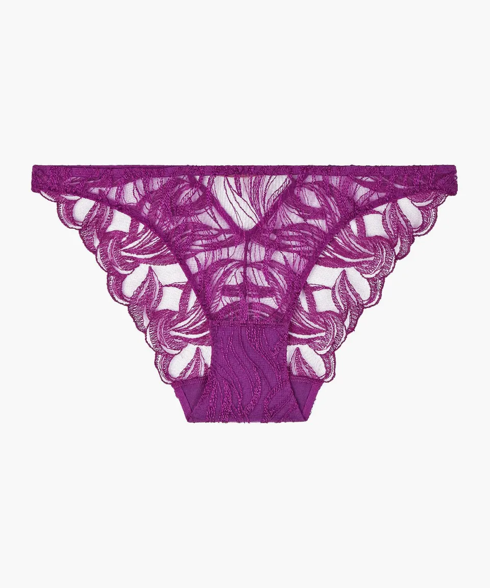 aubade-into-the-groove-culotte-italienne-pink-karma-tulle-brod image 1