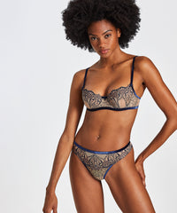 aubade-c-urs-enlac-s-soutien-gorge-demi-bonnet-nightfall image 4