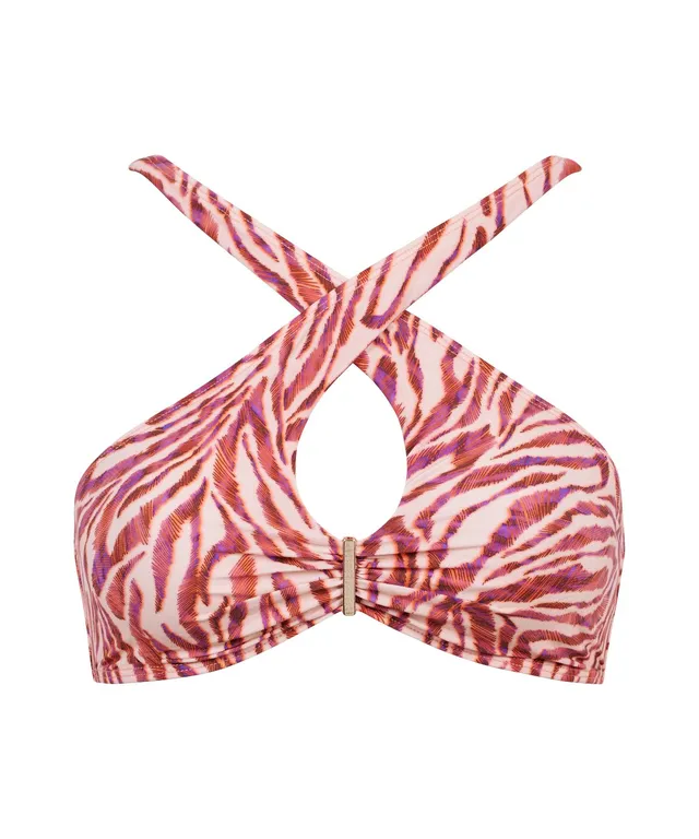 aubade-feline-energy-haut-de-maillot-de-bain-brassi-re-pink-tiger image 1
