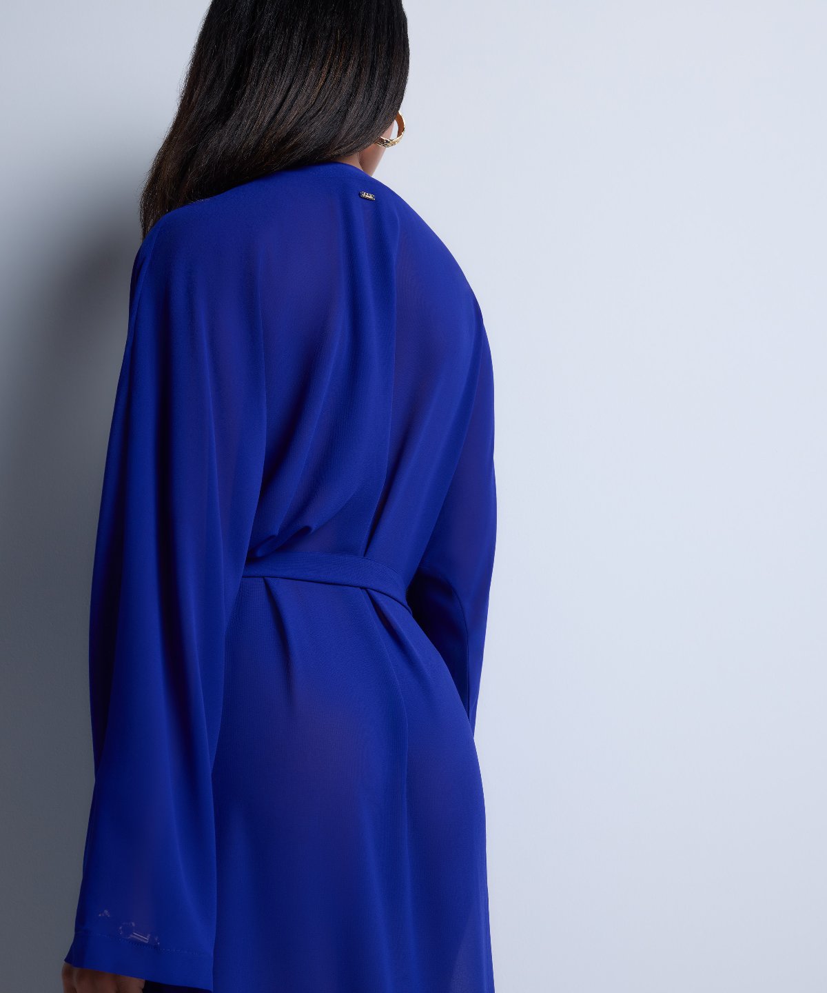 aubade-beach-walk-kimono-long-bleu-ultramarine image 5