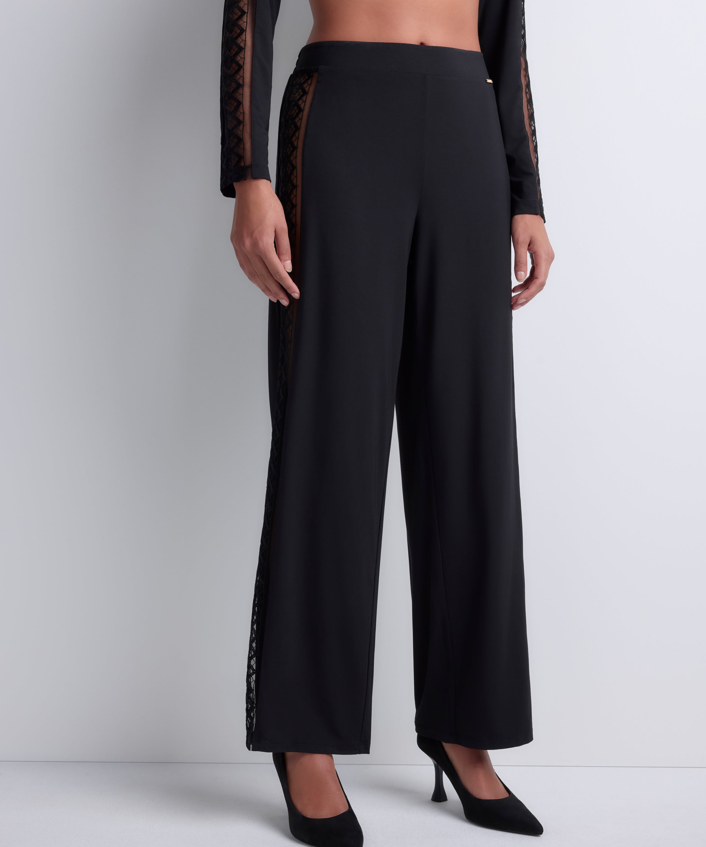 aubade-sweet-obsession-pantalon-lounge-black image 2