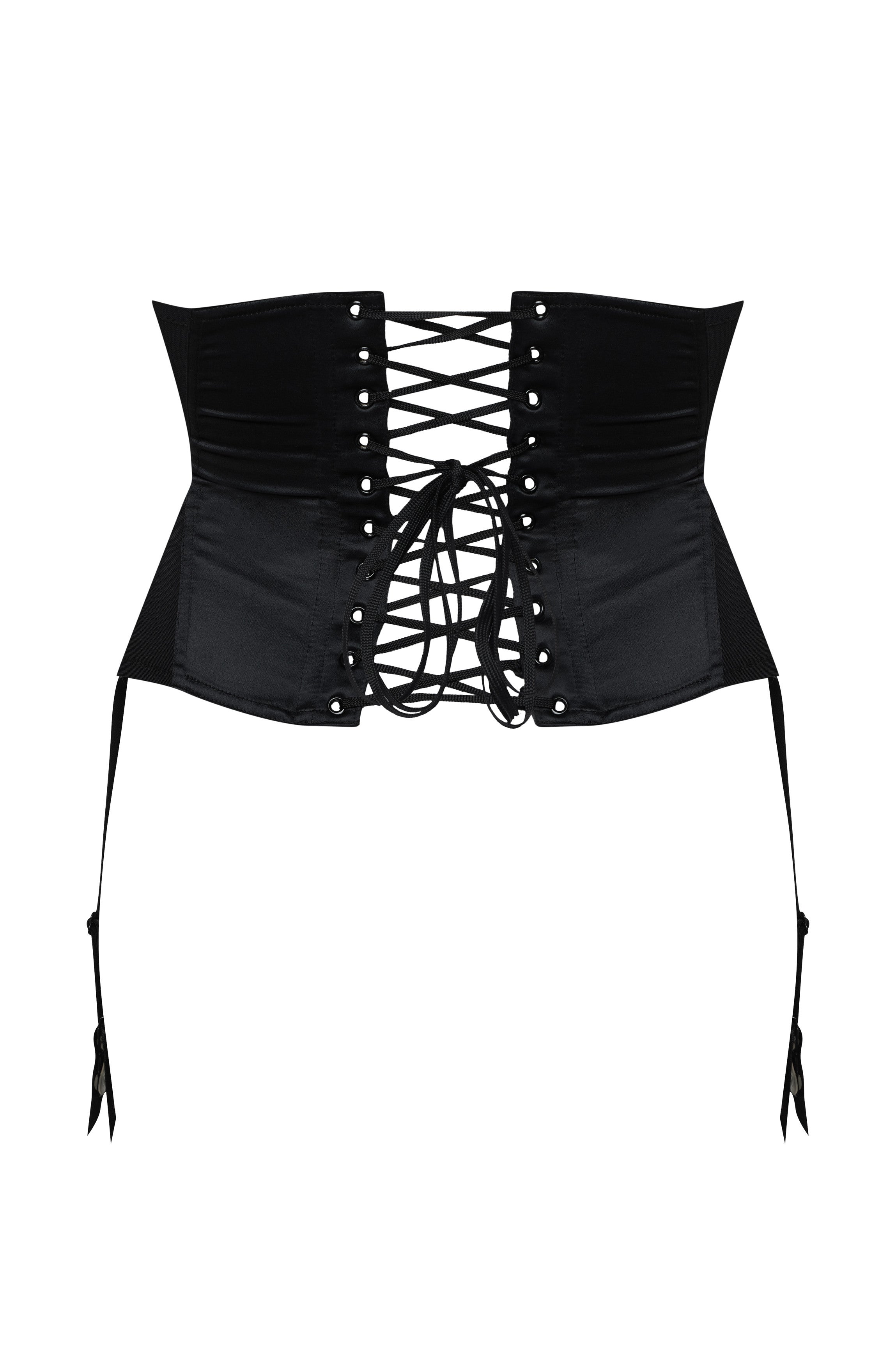 cadolle-crazy-horse-serre-taille-noir-satin image 2