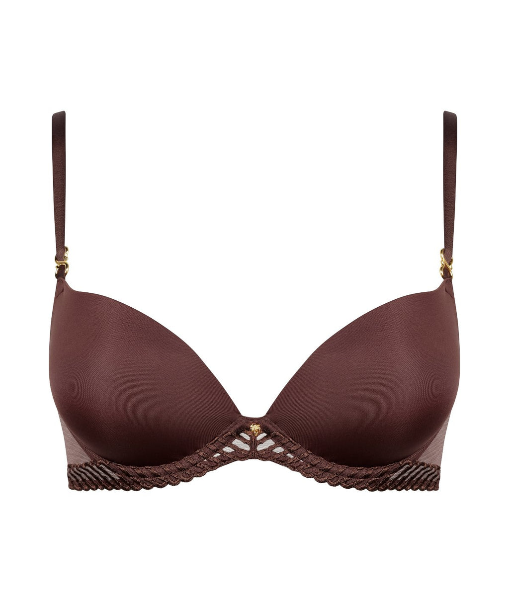aubade-sheer-emotion-push-up-moulant-sepia image 1