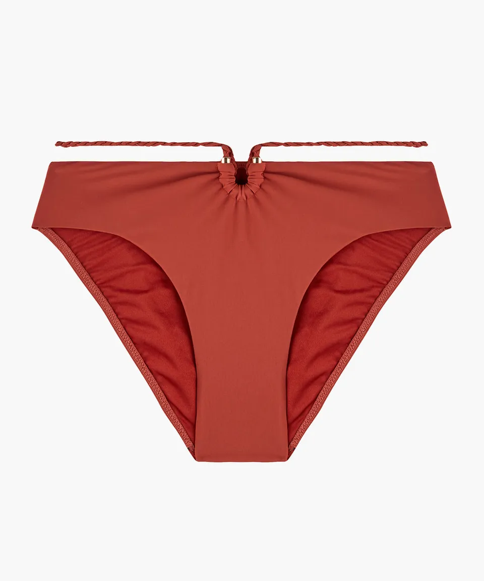 culotte-taille-haute-aubade-summer-journey-clay image 1