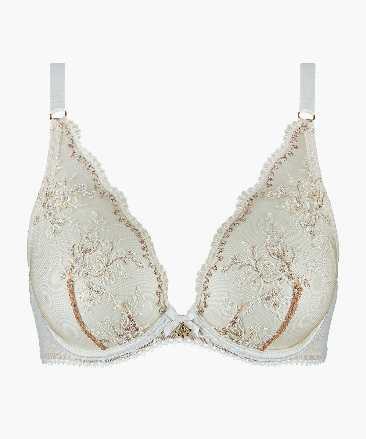 aubade-tr-sor-infini-soutien-gorge-triangle-armatures-white-wind image 1